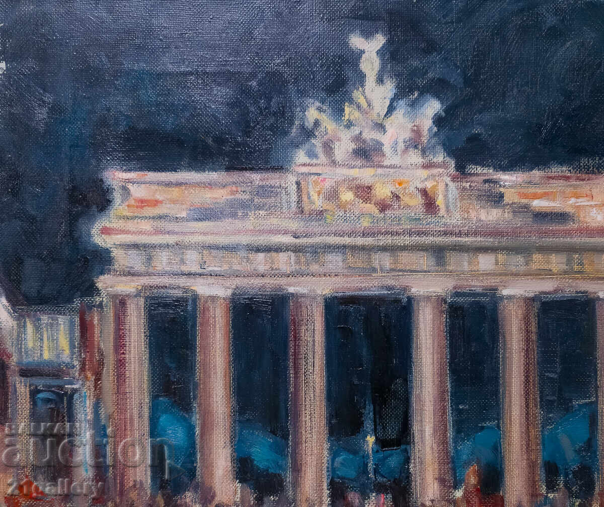 Ελαιογραφίες, αστικό τοπίο, Πύλη του Βρανδεμβούργου - 7 Ελαιογραφίες, αστικό τοπίο, Πύλη του Βρανδεμβούργου - 7