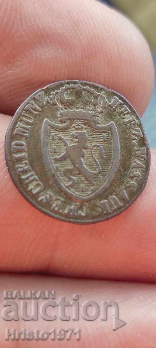 1/4 κρόιτσερ 1819 Νασάου με τιμή 35.00 BGN | € 17.90