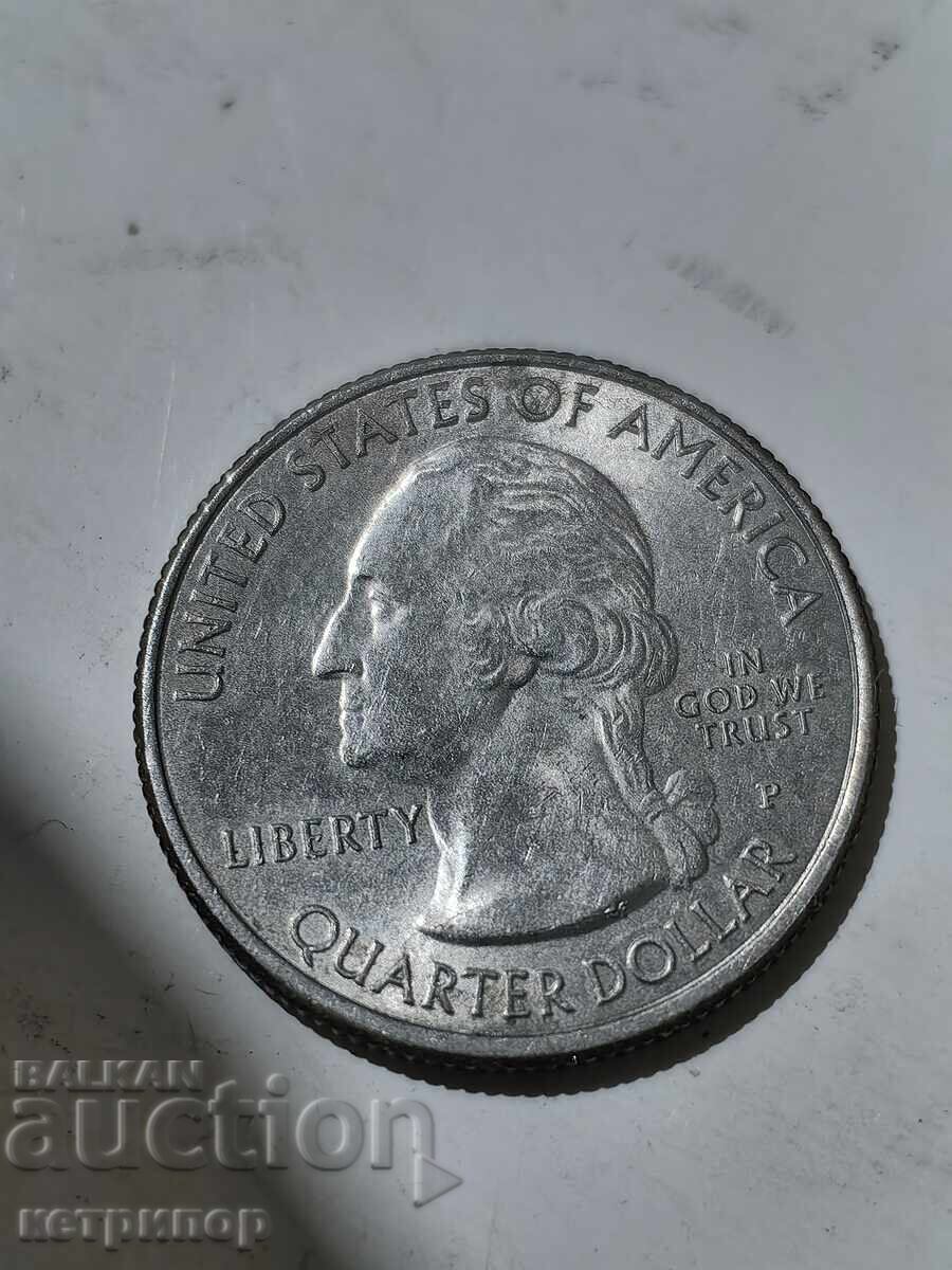 25 λεπτά κουόρτερ τέταρτο δολάριο ΗΠΑ νικέλιο 2020 με τιμή 3.00 BGN | € 1.53