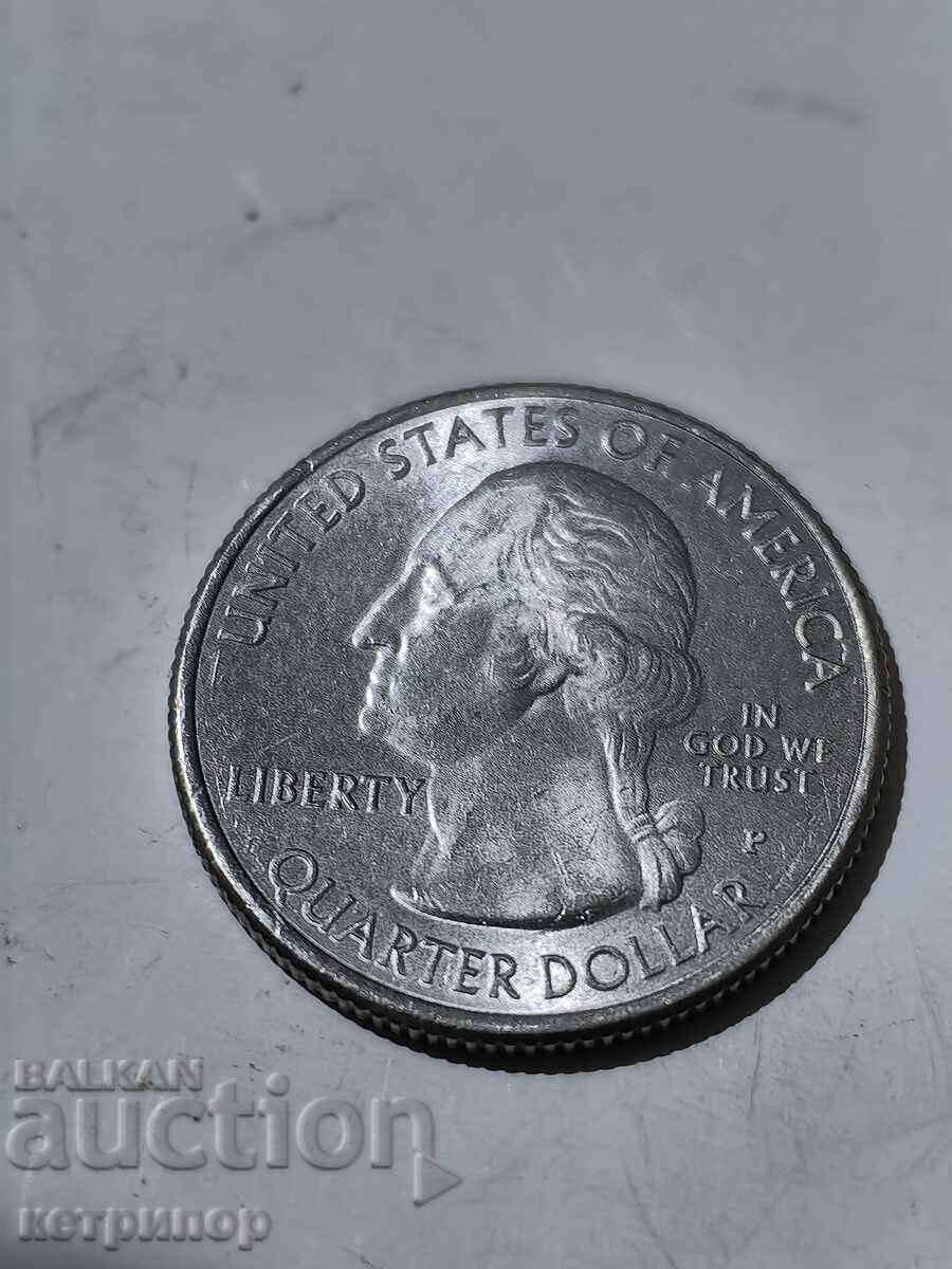 25 цента куотър четвърт долар САЩ никел 2020 г с цена 3.00 лв. | € 1.53 25 цента куотър четвърт долар САЩ никел 2020 г с цена 3.00 лв. | € 1.53