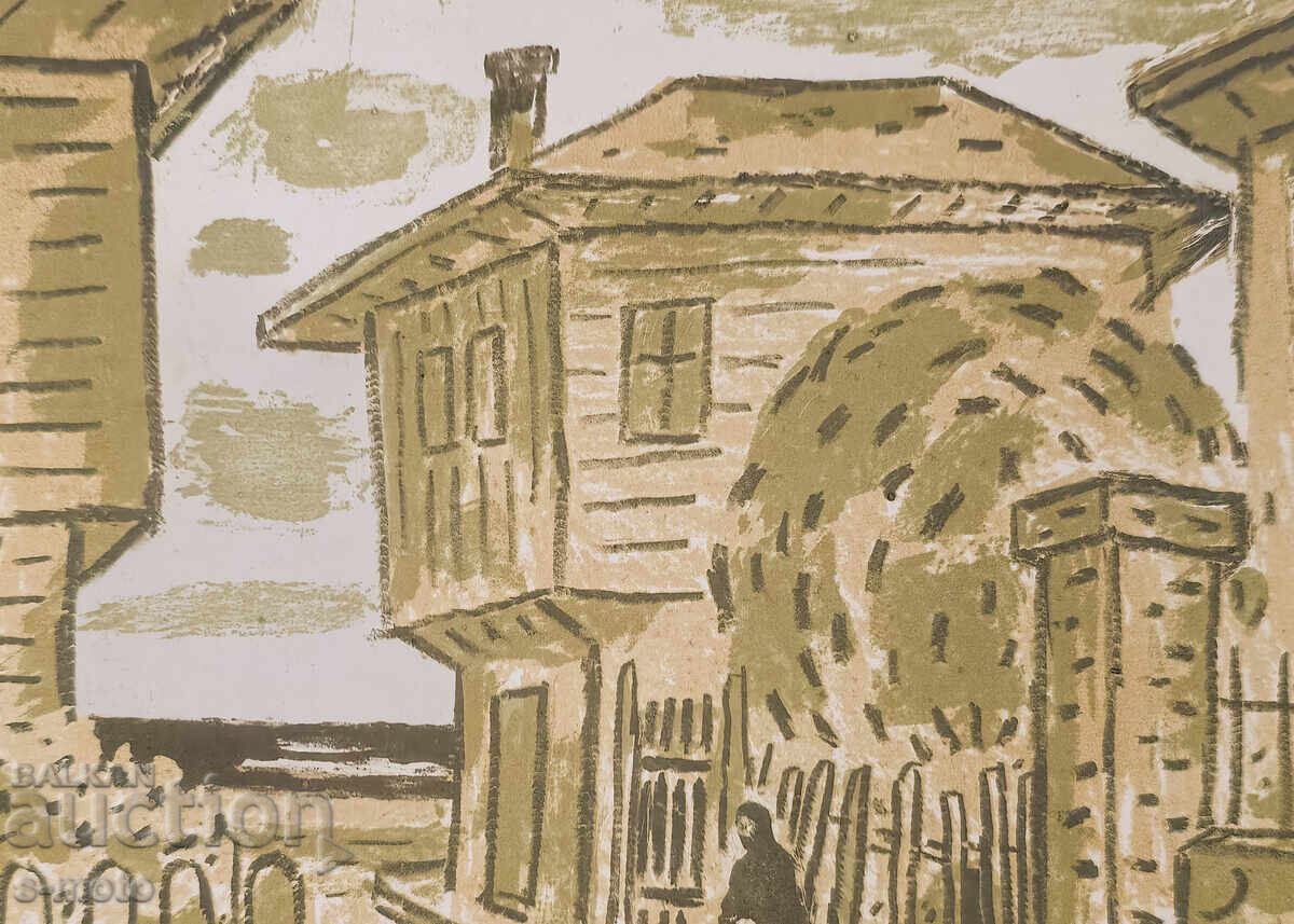 Delivery of Graphics, lithograph, landscape from Sozopol Delivery of Graphics, lithograph, landscape from Sozopol