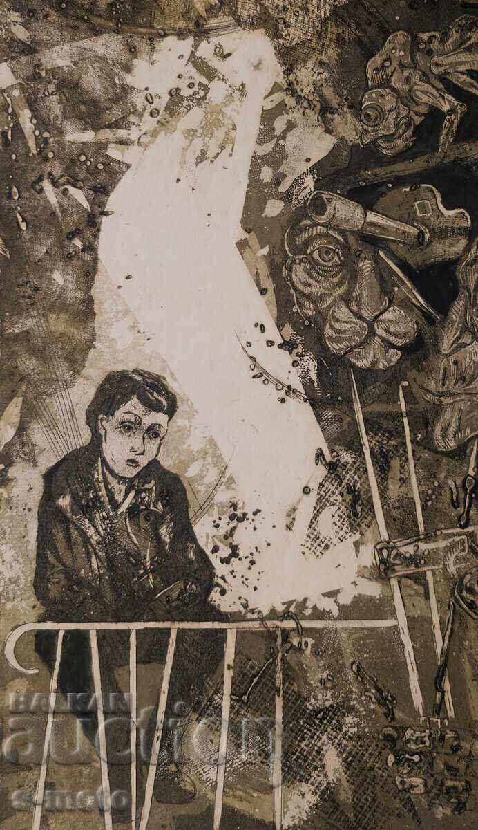 Παράδοση Γραφικά, μικτές τεχνικές, αφηρημένη σύνθεση