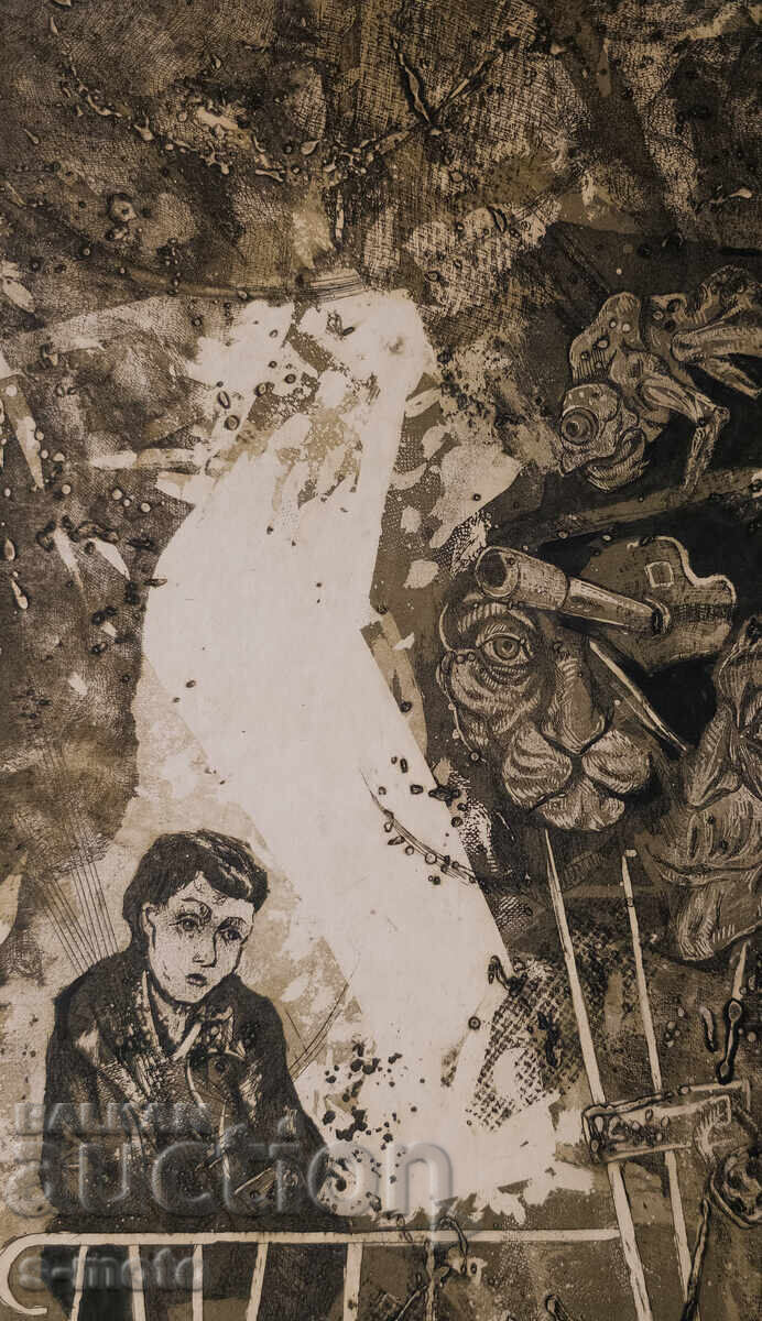 Γραφικά, μικτές τεχνικές, αφηρημένη σύνθεση - 5