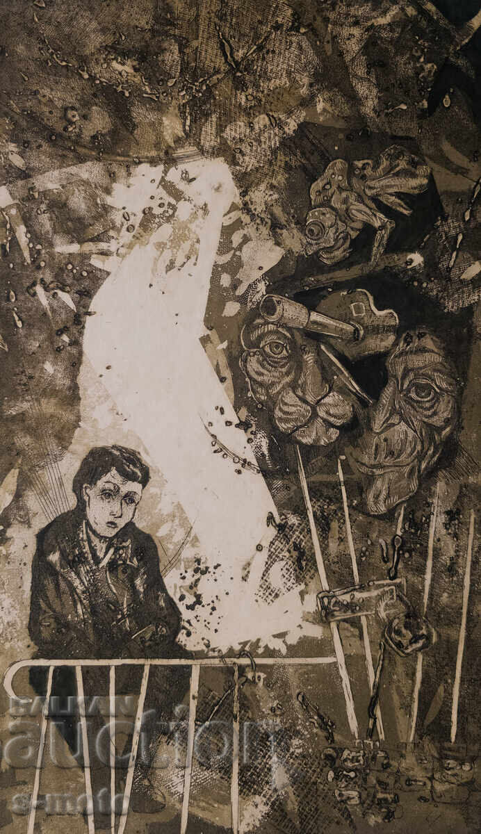 Γραφικά, μικτές τεχνικές, αφηρημένη σύνθεση