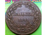 Μπάγκο 1844 Βατικανό Γρηγόριος XVI χάλκινο