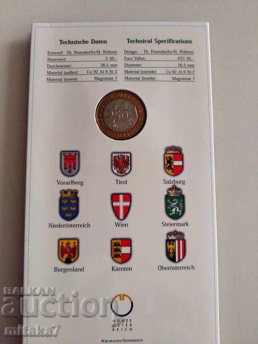 50 schillings 1998, Austria - 5