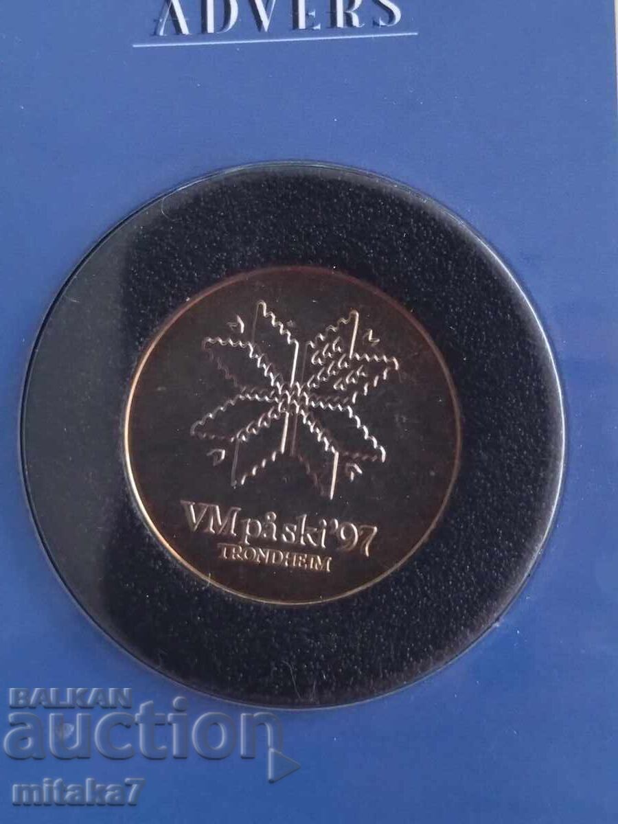 Medalie 1997, Trondheim, Norvegia cu preț € 6.00 | 11.73 BGN Medalie 1997, Trondheim, Norvegia cu preț € 6.00 | 11.73 BGN