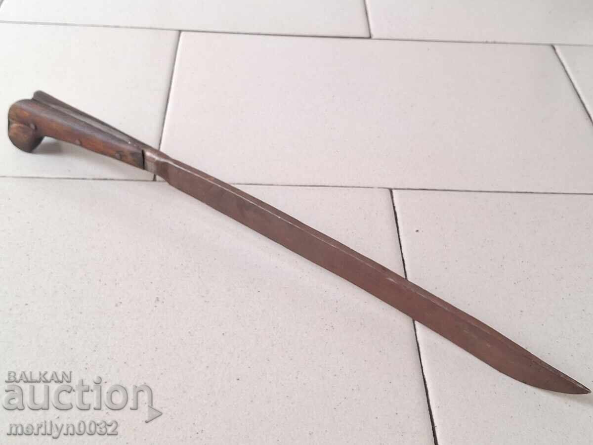 Παράδοση Μαχαίρι βοσκού, καραγκούλακ με μαύρη κέρατη λεπίδα