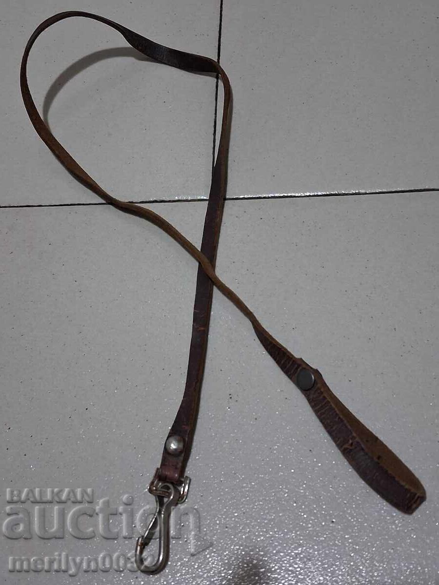 Кожена ремъчка с карабина за колан МНО револвер, пистолет