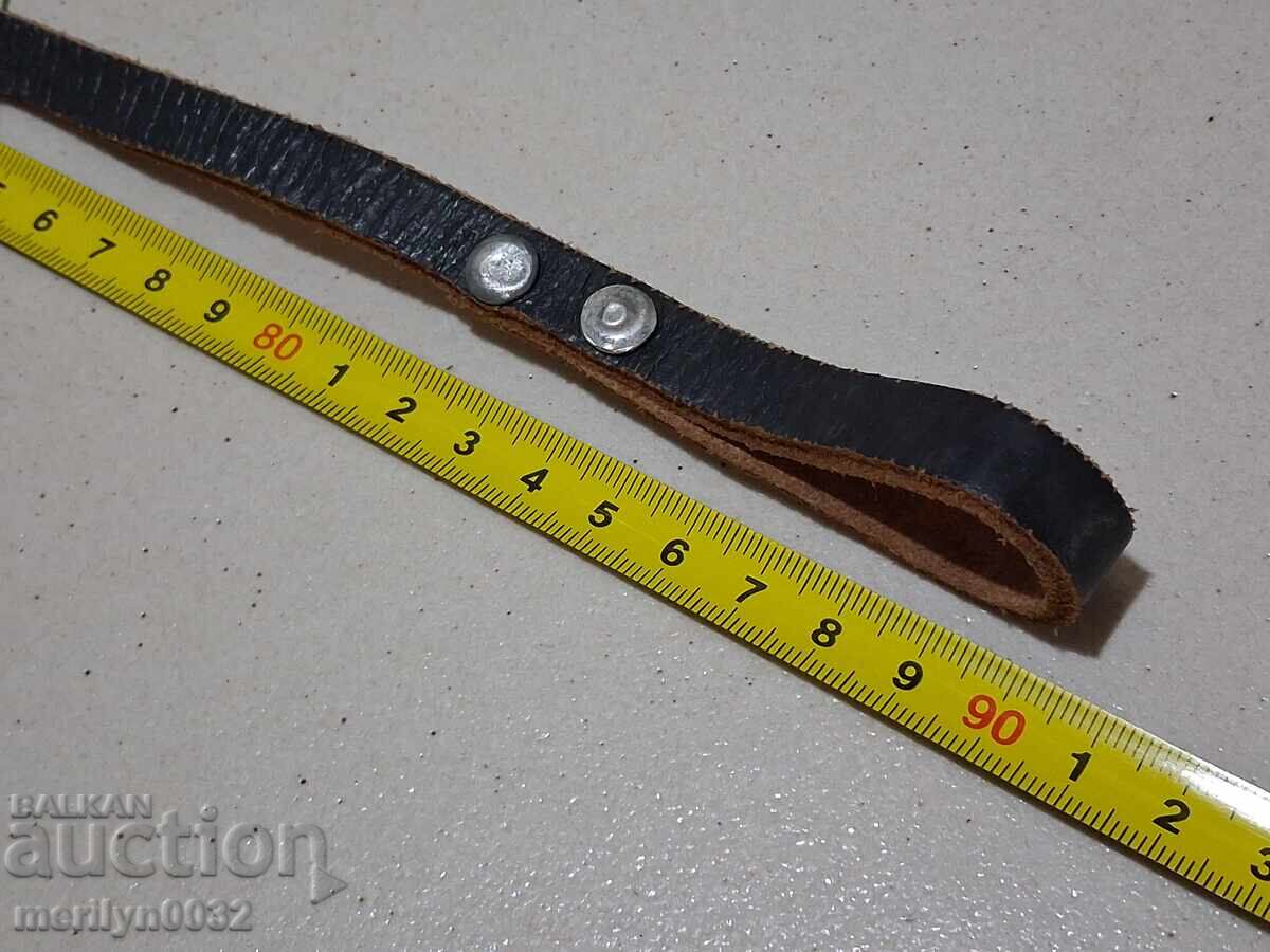 Παράδοση Δερμάτινη θηλιά με καραμπίνα για ζώνη ΜΒΡ ρεβόλβερ, πιστόλι