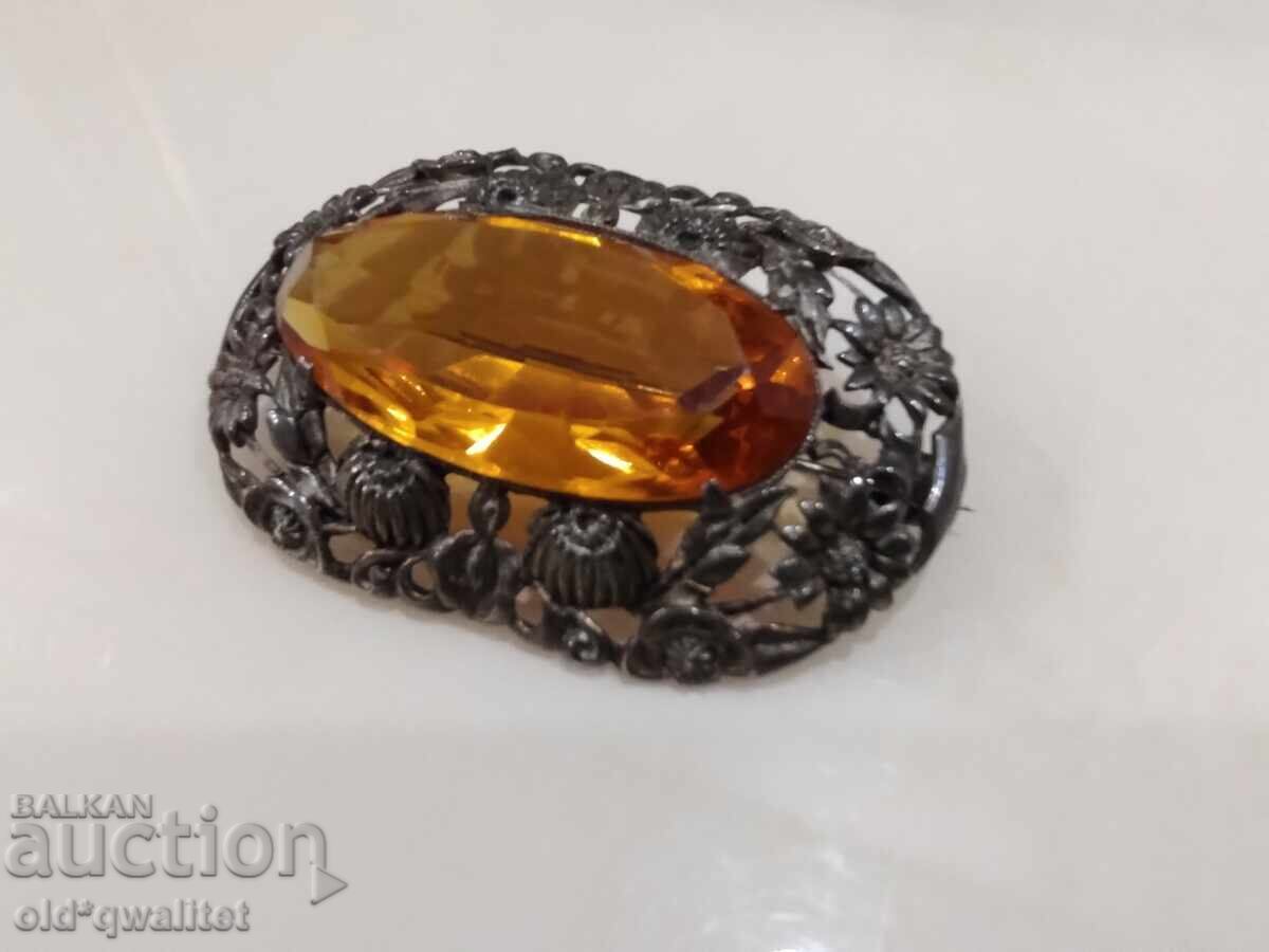 Very old silver BROOCH, Silver, stone with price 297.00 BGN | € 151.85 Very old silver BROOCH, Silver, stone with price 297.00 BGN | € 151.85