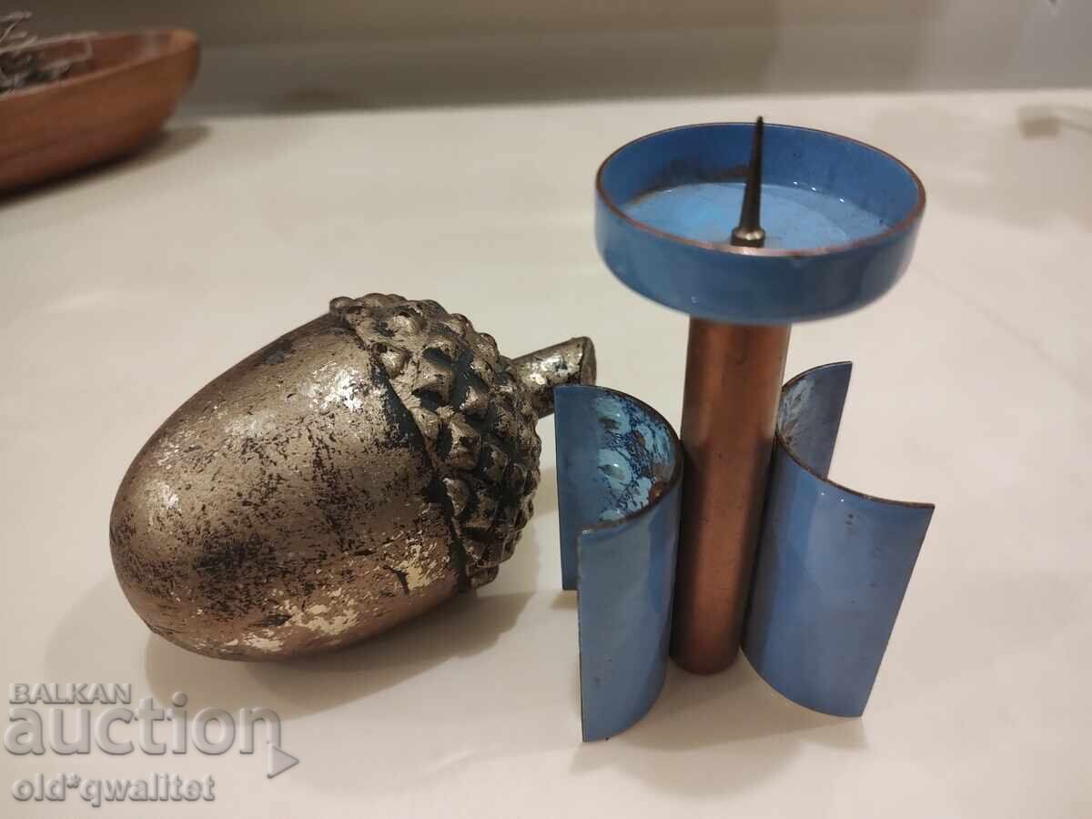 Παλαιό ΚΗΡΟΠΗΓΙΟ, υλικό: χαλκός και σμάλτο με τιμή 227.00 BGN | € 116.06