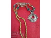 Antique jade necklace