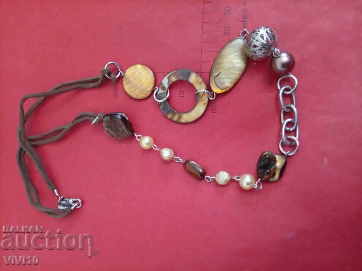 Αρχαίο κολιέ με μαργαριτάρι με τιμή 30.00 BGN | € 15.34