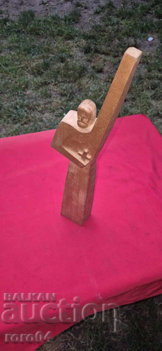 ΠΑΛΑΙΟ ΒΟΥΛΓΑΡΙΚΟ ΞΥΛΙΝΟ ΓΛΥΠΤΟ - 7