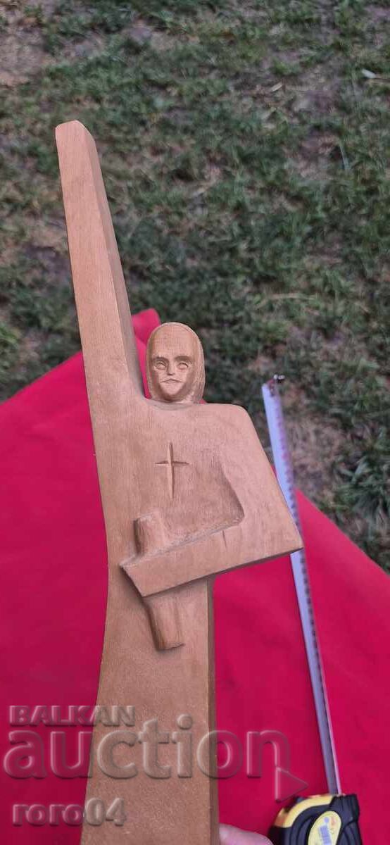 ΠΑΛΑΙΟ ΒΟΥΛΓΑΡΙΚΟ ΞΥΛΙΝΟ ΓΛΥΠΤΟ - 7