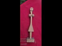 SCULPTURĂ VECHE DIN LEMN BULGĂREASCĂ
