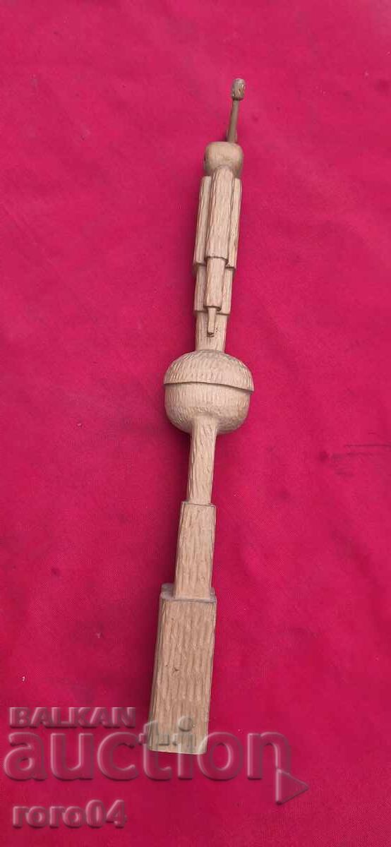 Old Bulgarian Wooden Sculpture - 5