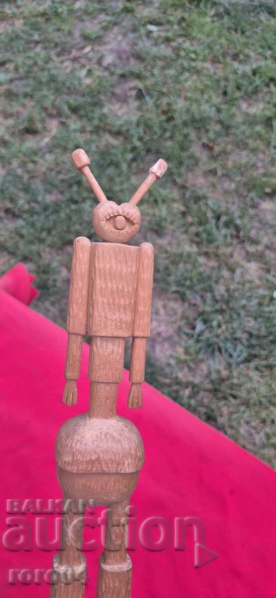 Old Bulgarian Wooden Sculpture - 7