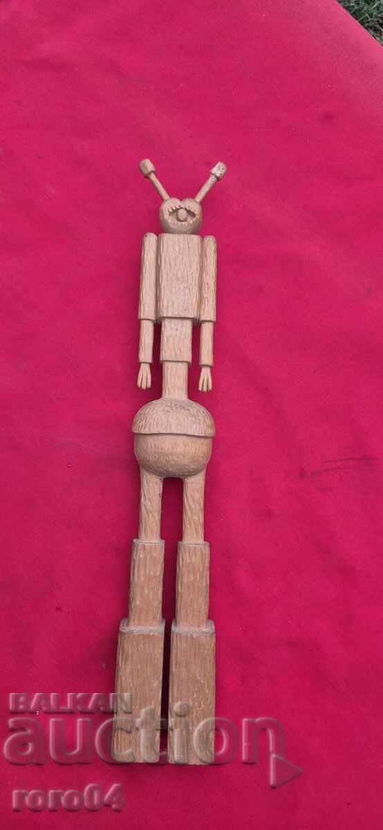 Old Bulgarian Wooden Sculpture