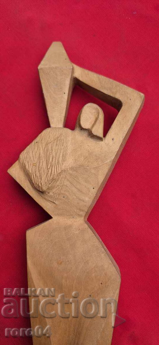 Auction  Old Bulgarian Wooden Sculpture