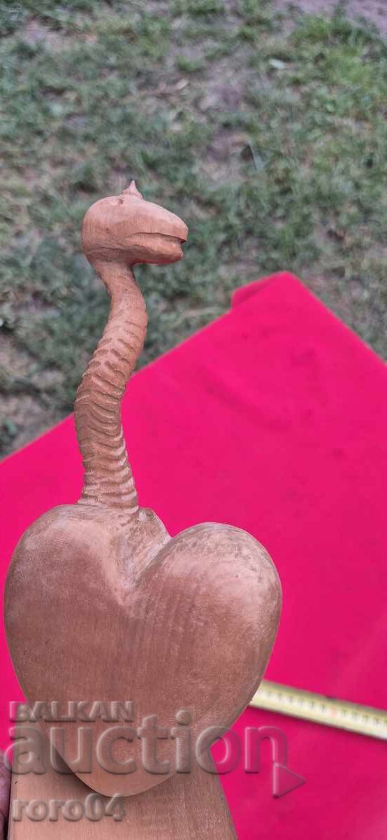 Old Bulgarian Wooden Sculpture - 7