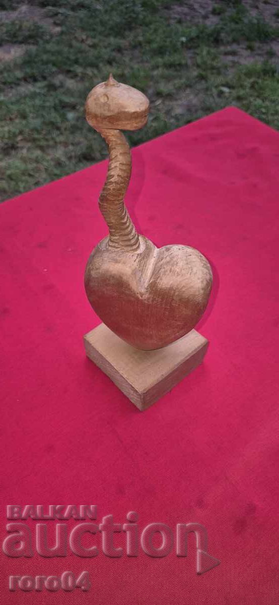 Old Bulgarian Wooden Sculpture