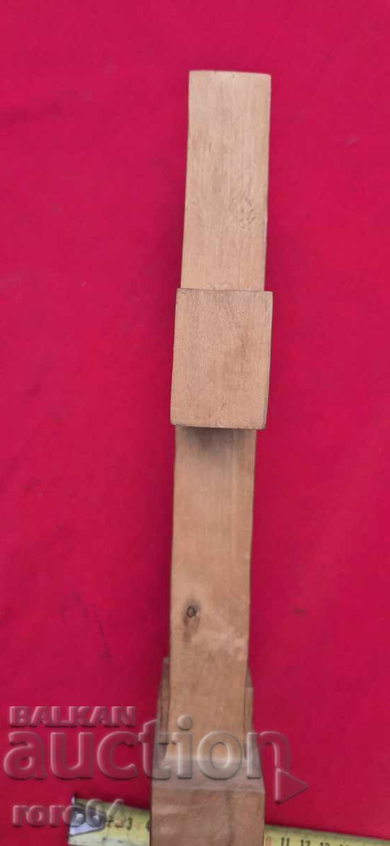 Old Bulgarian Wooden Sculpture - 5