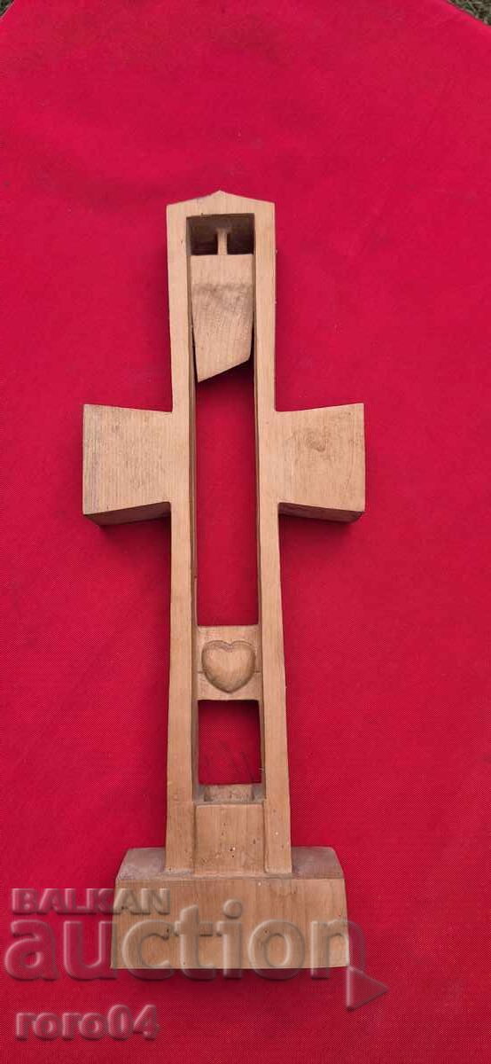 Old Bulgarian Wooden Sculpture