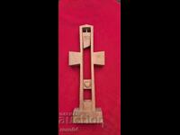 SCULPTURĂ VECHE DIN LEMN BULGĂREASCĂ