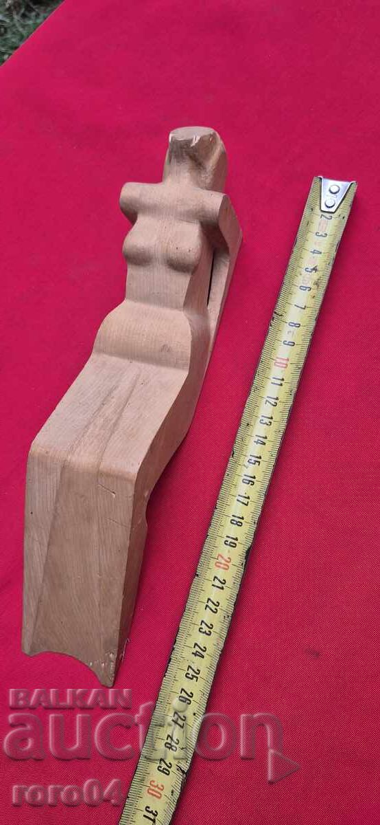 Auction  Old Bulgarian Wooden Sculpture