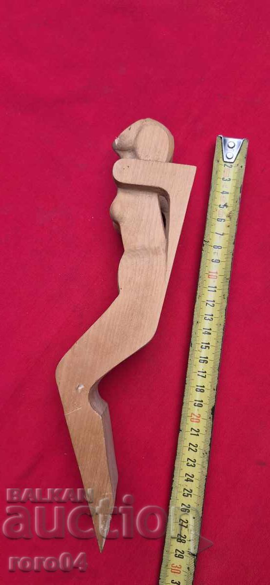 Delivery of Old Bulgarian Wooden Sculpture