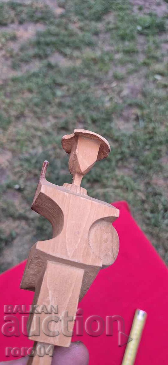 Old Bulgarian Wooden Sculpture - 6