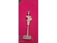 SCULPTURĂ VECHE DIN LEMN BULGĂREASCĂ