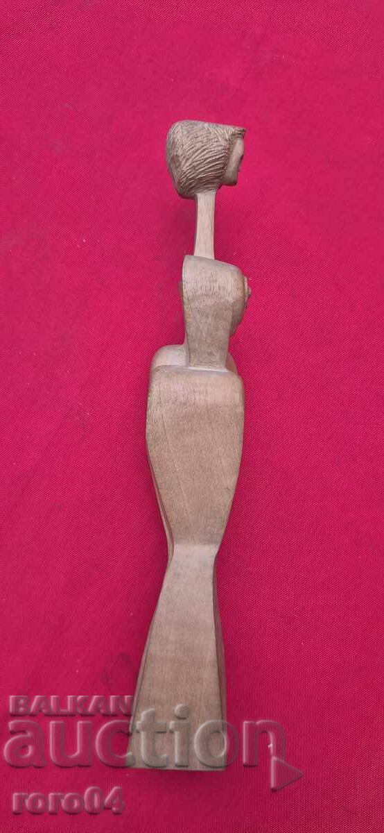 Old Bulgarian Wooden Sculpture - 5