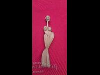 SCULPTURĂ VECHE DIN LEMN BULGĂREASCĂ