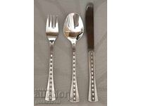 Silver dining set USSR SILVER 916, PERFECT!