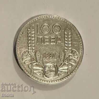 Bŭlgariya 100 leva 1937