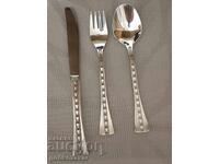 Silver dining set USSR SILVER 916, PERFECT!