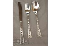 Silver dining set USSR SILVER 916, PERFECT!