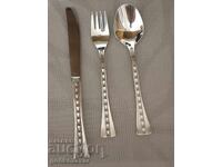 Ασημένιο σετ φαγητού ΕΣΣΔ ΑΣΗΜΙ 916, ΤΕΛΕΙΟ !