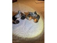 SET DE 2 INELE DE ȘERVEȚEL ARGINTATE