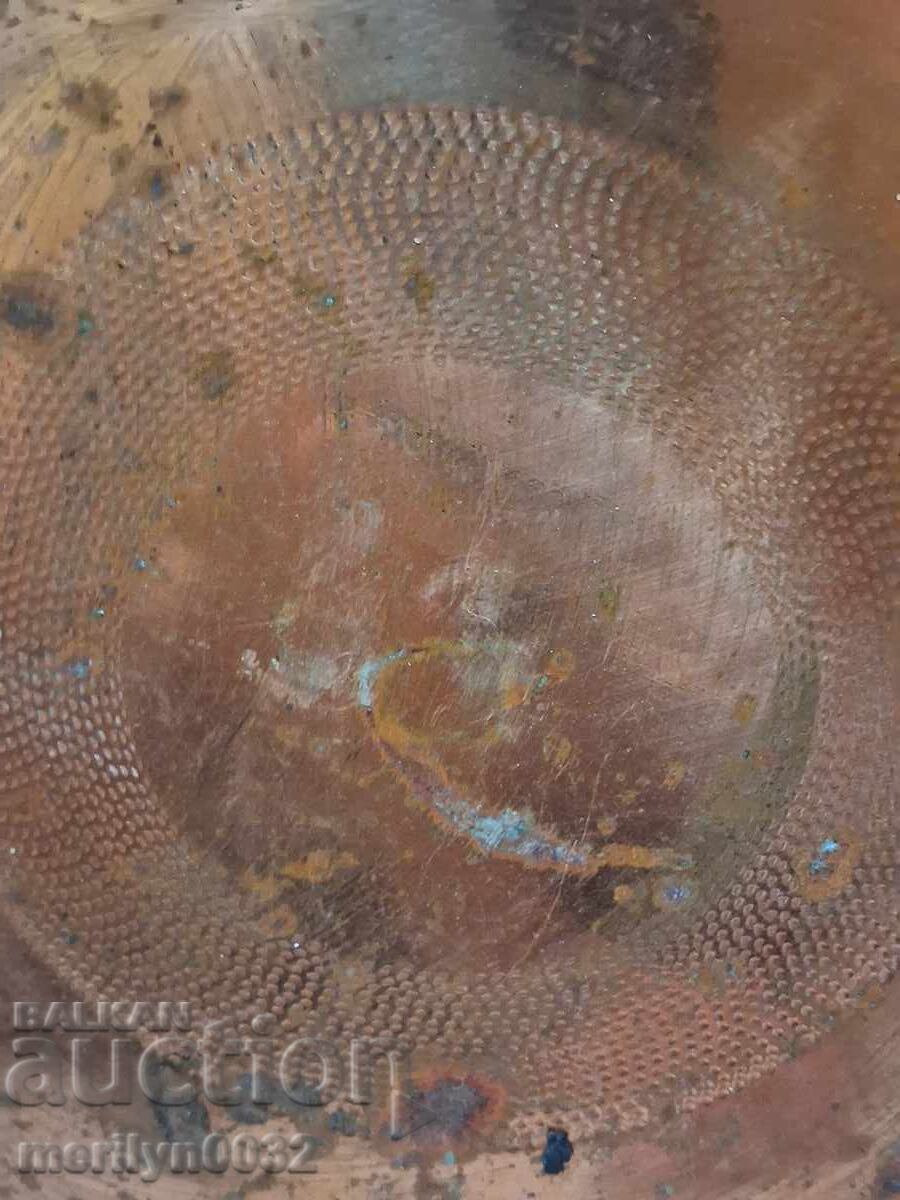 Gift copper tray, for a 60th anniversary, serving tray, baking pan - 7