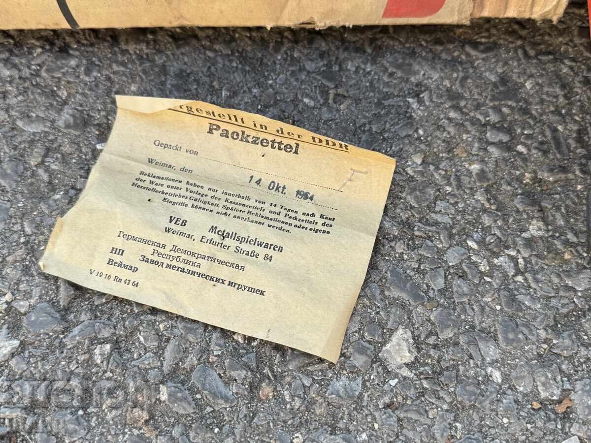 1964 Omega Γερμανικό μεταλλικό παιχνίδι μοντέλο σεληνοχώρη με τιμή 55.00 BGN | € 28.12