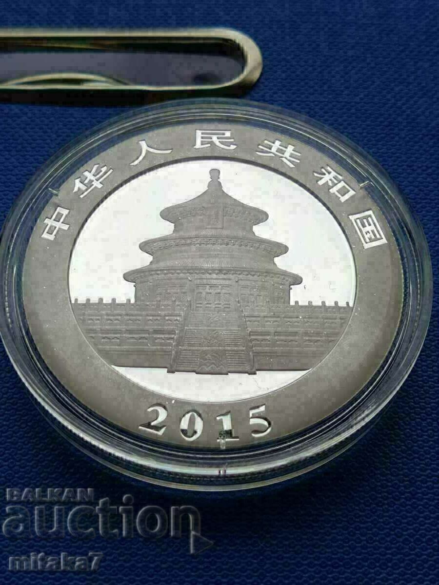 Livrarea Moneda de argint „Panda chinezească”, 1 oz, 2015