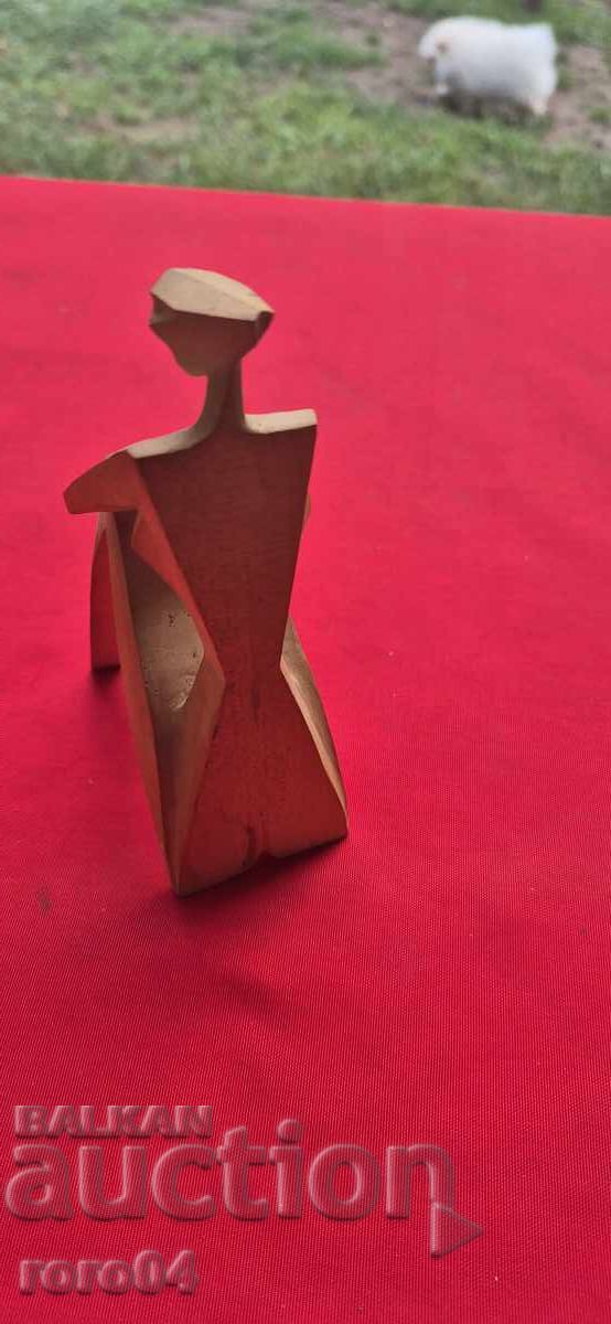 Auction  Old Bulgarian Wooden Sculpture
