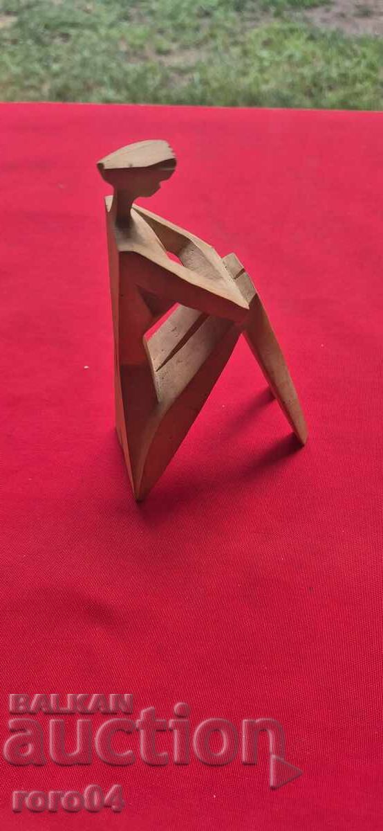 Delivery of Old Bulgarian Wooden Sculpture