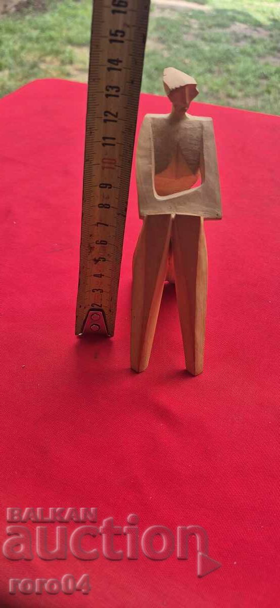 Old Bulgarian Wooden Sculpture - 5