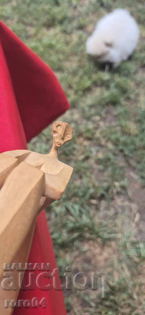 Old Bulgarian Wooden Sculpture - 7