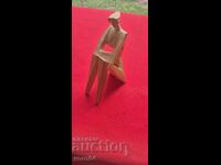 SCULPTURĂ VECHE DIN LEMN BULGĂREASCĂ